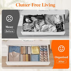 Lifewit 4" Tall 16 Pack Drawer Dividers, 27-42cm/10.5-16.5" Expandable Drawer - Image 8