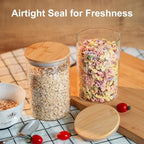 YUNCANG Glass Food Storage Jars 50oz - Image 3