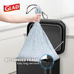 Glad Stainless Steel Step Trash Can, Series 2 - Image 8