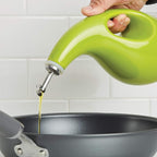 Rachael Ray Solid Glaze Ceramics EVOO Olive Oil Bottle Dispenser - Image 2
