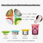 MoPawKT- Silicone Cat/Dog Food Can Covers Lids, Universal 3 Sizes Fit - Image 3