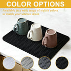 Silicone Dish Drying Mat for Kitchen Counter Eco-Friendly Fast Dry Dish Mat - Image 4