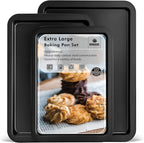 HONGBAKE XL Large Baking Sheet Set-19x13.25 in, Large Cookie Sheet Pan by HONGBAKE