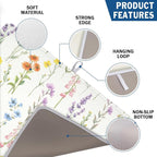 Spring Floral Dish Drying Mat for Kitchen Counter 18 x 24 Inch Colorful Flowers - Image 3