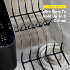 Sweet Home Collection 2 Piece Dish Drying Rack Set Drainer - Image 5
