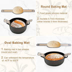 Bread Making Tools and Supplies, inclued Round Baking Mat and Oval Baking Mat - Image 6