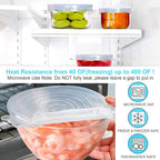 YXYL 14 PCS Reusable Silicone Stretch and Seal Lids - Image 4