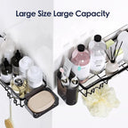 NESOMI Shower Caddy Adhesive Shower Organizer 7-Pack, Rustproof Stainless Steel - Image 9