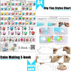 Cake Decorating Kit Cake Decorating Supplies, 66 Icing Piping Nozzles, Cake - Image 7