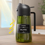 LAKUMIQI 2 in 1 Oil Sprayer for Cooking, 16oz Olive Oil Dispenser Bottle for - Image 3