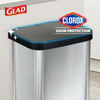 Glad Stainless Steel Step Trash Can - Image 3