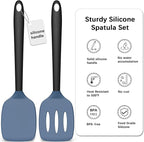 Coukre 2 Pack Silicone Spatula Set, High Heat Resistant, BPA Free Kitchen - Image 3