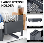 Urackify Expandable Dish Drying Rack, Stainless Steel Dish Rack - Image 5