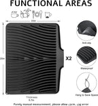 TIKNIK Silicone Dish Drying Mat, Stone Drying Mat - Image 2