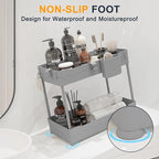 Sevenblue 2 Pack Under Sink Organizer, Under Bathroom Cabinet Organizer - Image 6