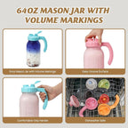 Soligt Glass Mason Jar Pitchers - Image 4