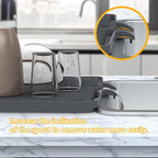 Silicone Dish Drying Mat for Kitchen Counter, Dish Drying Rack Matt - Image 3