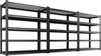 Set of 3 Garage Shelving-3000 lbs 5 Tier Storage Shelves, Adjustable Heavy Duty by Unknown