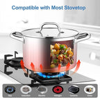 Homikit 5 Quart Stock Pot, Stainless Steel Soup Cooking Pot - Image 5