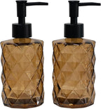 Brown Glass Soap Dispenser by YYTSGG