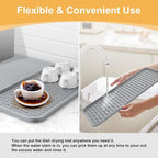 Silicone Coffee Mat, Fits Under Coffee Maker, Espresso Machine, Dish Rack - Image 4
