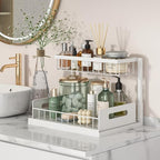 REALINN Under Sink Organizer, Pull Out Cabinet Organizer 2 Tier Slide Out Sink - Image 3