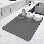 LOPNUR Kitchen Dish Drying Mat, Diatomite Coffee Mat, Super Absorbent Dish by LOPNUR
