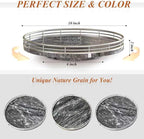 Gray Marble Lazy Susan Turntable - Image 6