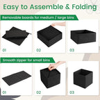 Criusia 16 Pack Underwear Drawer Organizer, Drawer Organizer Clothes, Foldable - Image 6