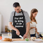 BBQ Funny Apron for Men, Chef Bib Apron - Image 6
