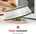WVM Microwave Splatter Cover & Mat, Vented Collapsible Splatter Guard dish - Image 2