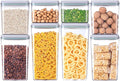 8-Piece Set of Pop Airtight Food Storage Containers by EQI