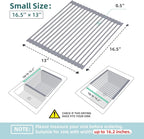Ohuhu Roll Up Dish Drying Rack, Over The Sink Multipurpose Roll-Up Dish Racks - Image 2