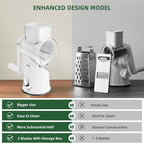 Rotary Cheese Grater with Handle - Image 5