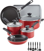 Farberware Cookstart DiamondMax Nonstick Cookware/Pots and Pans Set, Dishwasher - Image 2
