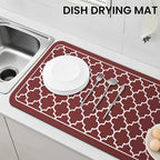 WISELIFE Dish Drying Mat Super Absorbent Drying Mat Large Dish Drying Mats - Image 7