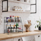 SPISPI Spice Rack Organizer for Cabinet, Bathroom Organizer Countertop - Image 4