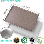 SIKADEER Under Sink Mat Waterproof 34" x 19", Silicone Mat Kitchen Drawer Shelf - Image 3