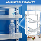 coobest 8-Tier Over the door Spice Rack Organizer, Large Heavy Duty Metal Wall - Image 5