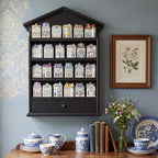Chunful Vintage Spice Jar Wooden Rack - Image 5