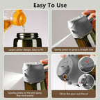 SWEET VIEW Olive Oil Dispenser and Oil Sprayer – 16oz/470ml Glass Light-Proof - Image 2