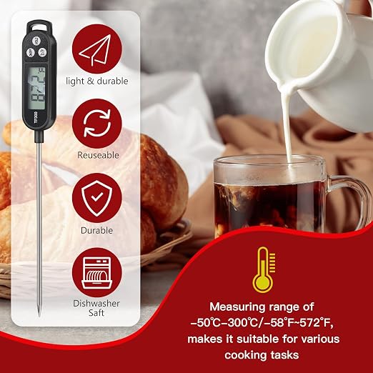 Copkim 6 Pcs Meat Thermometer Food Thermometer - Image 4