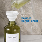 Glass Soap Dispenser with Pump, Dish and Hand Soap Dispenser - Image 3