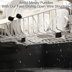 MAJALiS Dish Drying Rack Over The Sink, Expandable Stainless Steel Dish Drainer - Image 3