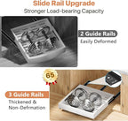 2 Pack Pull out Cabinet Organizer, Width Depth, - Image 5