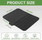 Silicone Drying Mat, Heat-Resistant, Eco-friendly, Hygienic Drying Pad - Image 3