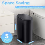 jinligogo 5 Gallon Bathroom Trash Can - Image 5