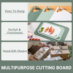 THETCHRY Plastic Cutting Board Set of 3-Cutting Boards - Image 5