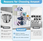 Larger Water Bottle Organizer for Stanley 40 oz Tumbler, Stackable Water Bottle - Image 2