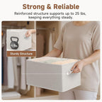 StorageWorks Foldable Shelf Organizer Bins, Closet Storage Baskets - Image 7